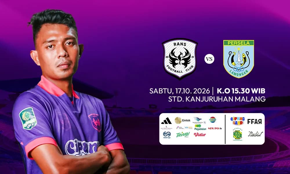 Rans Nusantara FC VS Persela Lamongan - Pegadaian Championship 26/27
